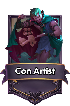 A Con Artist card.