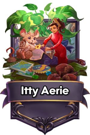 A Itty Aerie card.