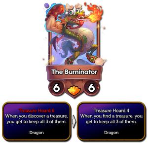 Burninator now has treasure hoard 4, it was 6.