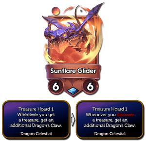 Now only gives dragon claws when you discover a treasure