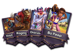 Bo Peep, Dracusmagus, Raging Bull, Keykeeper