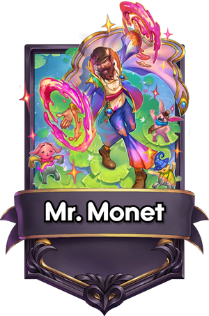 A Mr. Monet card.