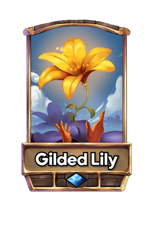 A Gilded Lily card.