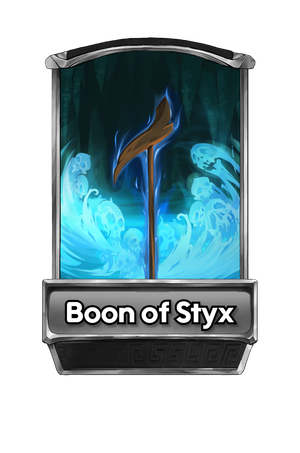 A Boon of Styx card.