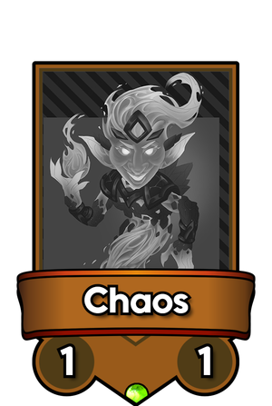 A Chaos card.