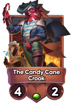 A The Candy Cane Crook card.