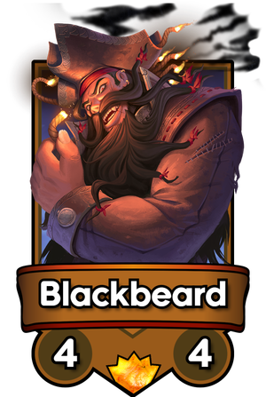 A Blackbeard card.