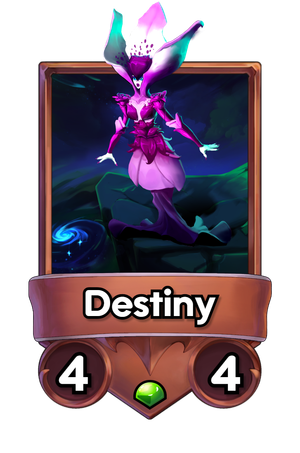 A Destiny card.