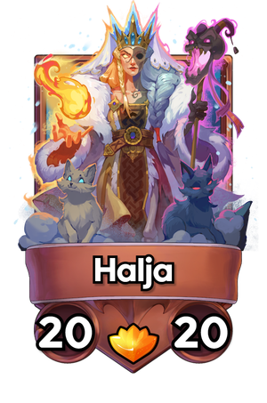 A Halja card.