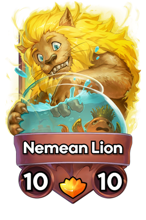 A Nemean Lion card.