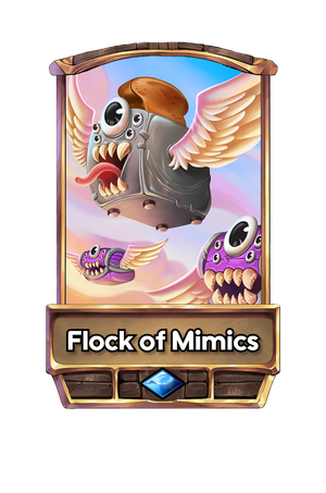 A Flock of Mimics card.