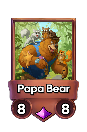 A Papa Bear card.