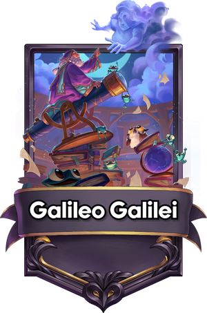 A Galileo Galilei card.