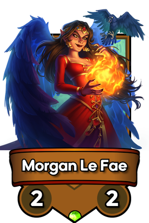 A Morgan Le Fae card.