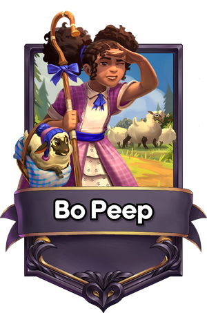 A Bo Peep card.