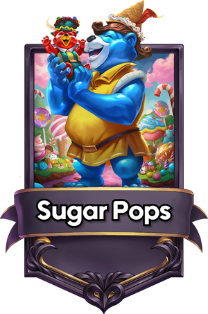 A Sugar Pops card.