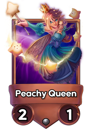 A Peachy Queen card.