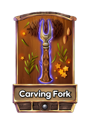 A Carving Fork card.