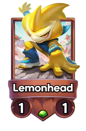 A Lemonhead card.