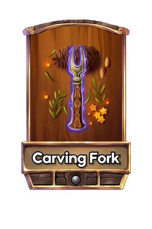 A Carving Fork card.