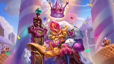 The Candyman keels as he is crowned champion.