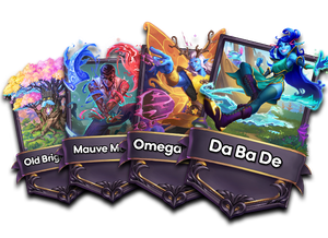 Da Ba De, Omega Yellow, Mauve Maniac, Old Brightflower